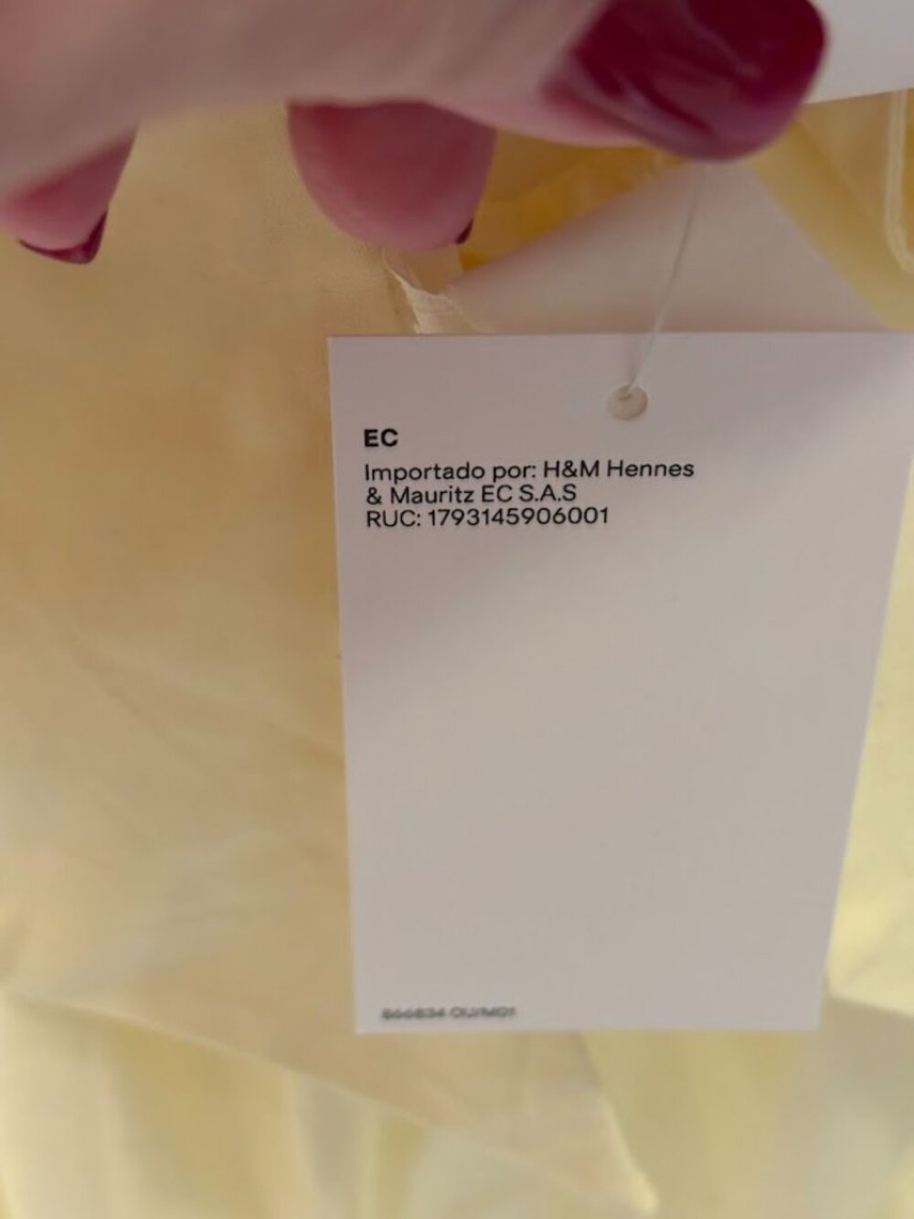 NWT H&M Coctail Light Yellow Color Dress - Size Large - Picture 11 of 16